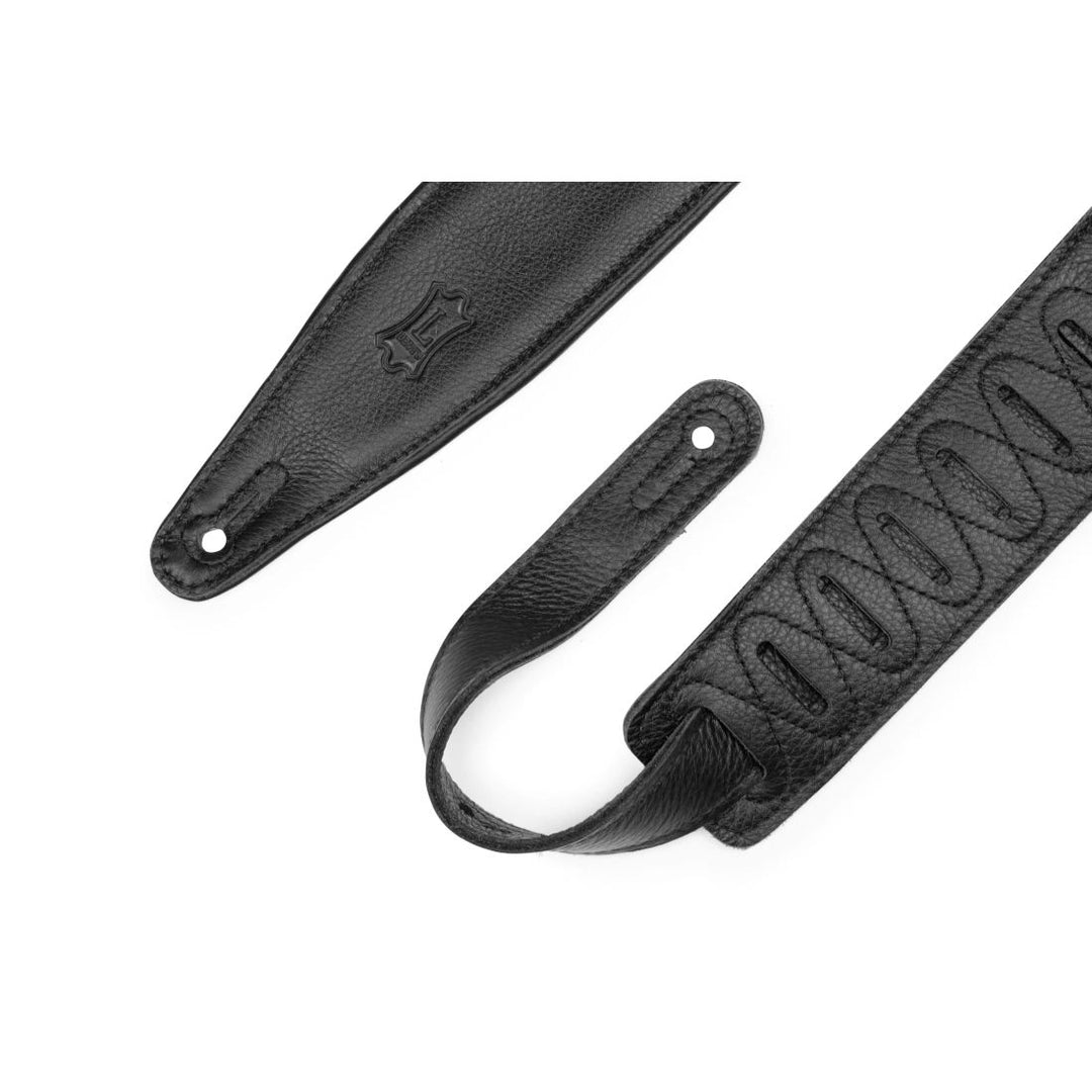 Levy's 2.5'' Moon Phase Series Padded Leather Guitar Strap - Green
