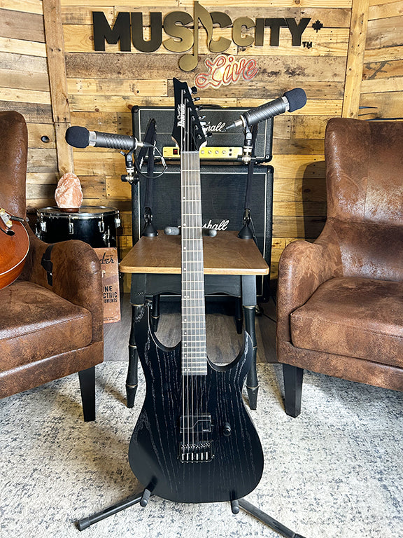 Ibanez - Prestige RGR5111RB Electric Guitar (Hardtail - Weathered Black w/OHSC)
