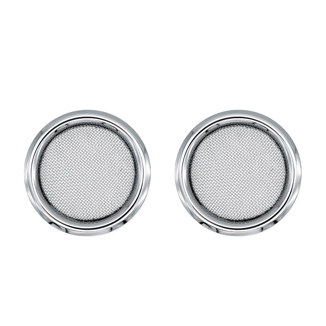 Screens, chrome-plated (set of two)