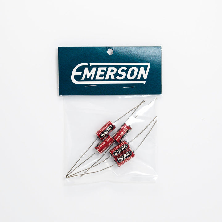 Allparts EP-4400-000  Emerson Custom Paper-in-Oil Capacitors - 0.047uf, Red & Cream