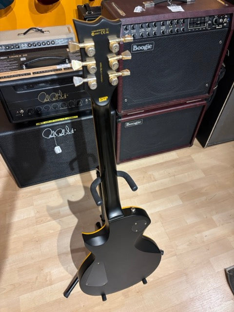 ESP-LTD  EC 1000 Deluxe  (Vintage Black - Gold HD  w/ Seymour Duncan 59 & JB ) - No Case Or Bag - USED