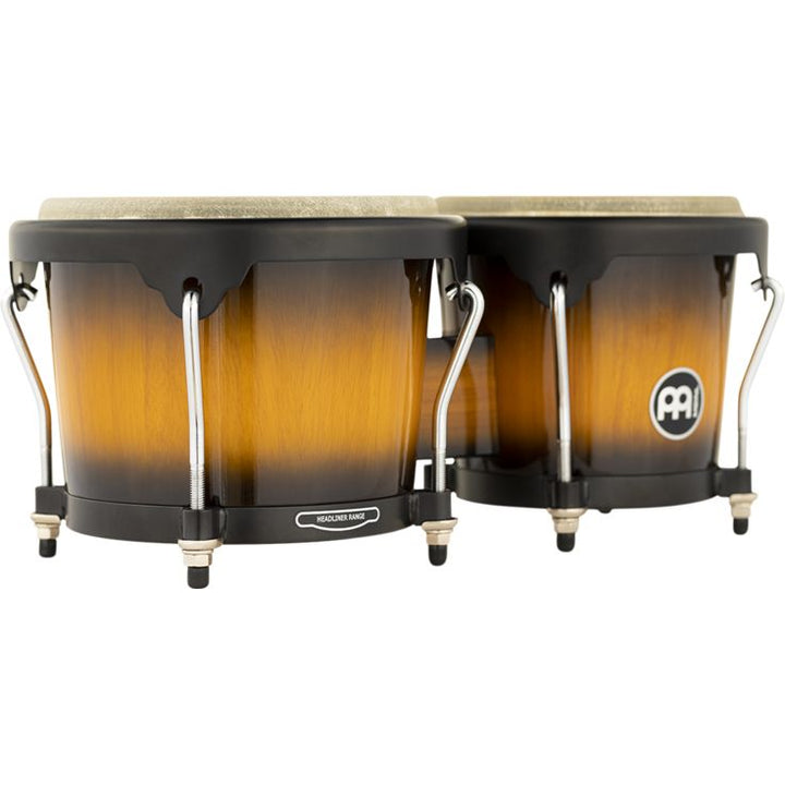 Meinl Percussion HeadlinerÂ® Series HB100 Wood Bongo Vintage Sunburst