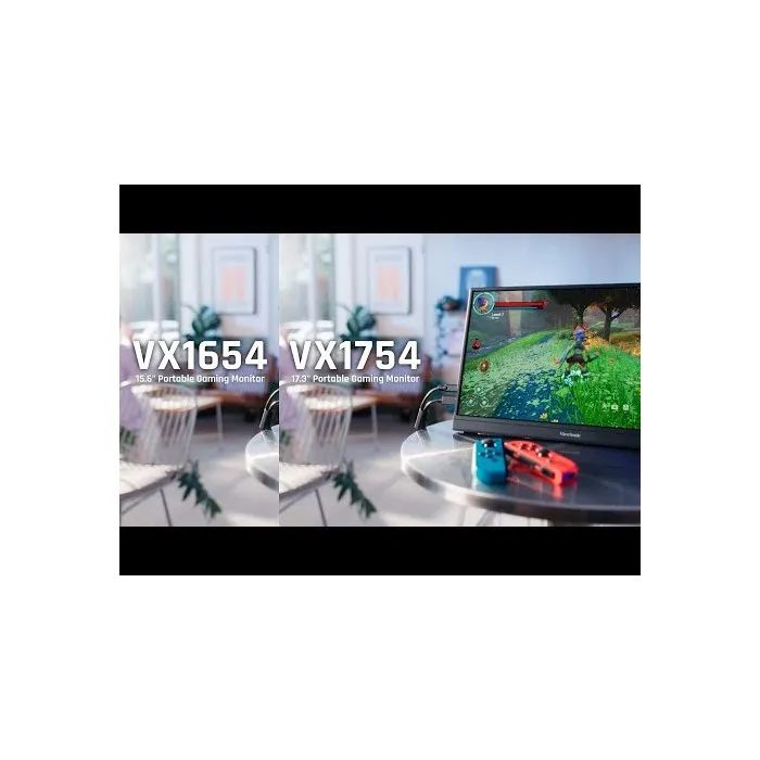 Viewsonic VX1654 15.6" Portable IPS Gaming Monitor  1080p, 144Hz, FreeSync, 60W USB-C