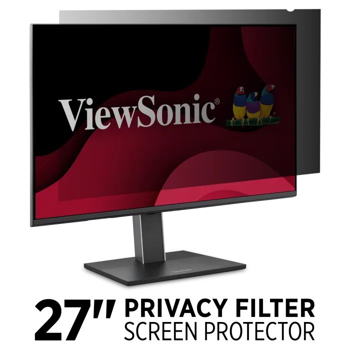 Viewsonic VSPF2700 27" Privacy Filter  16:9 LCD Monitor, Anti-Glare & Scratch Resistant, Black