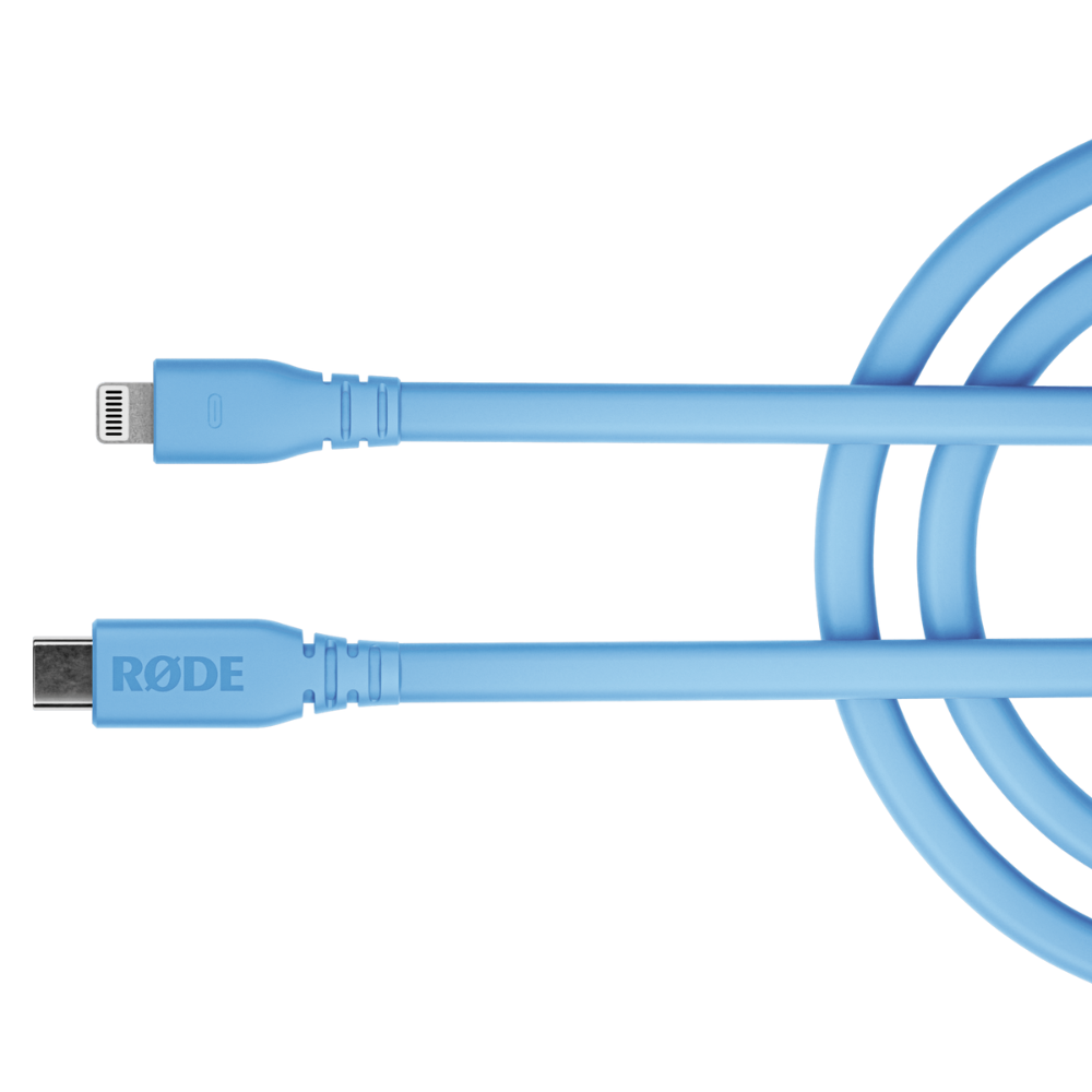 Rode Microphones SC19-B High-quality, 1.5m-long USB-C to Lightning cable - Blue