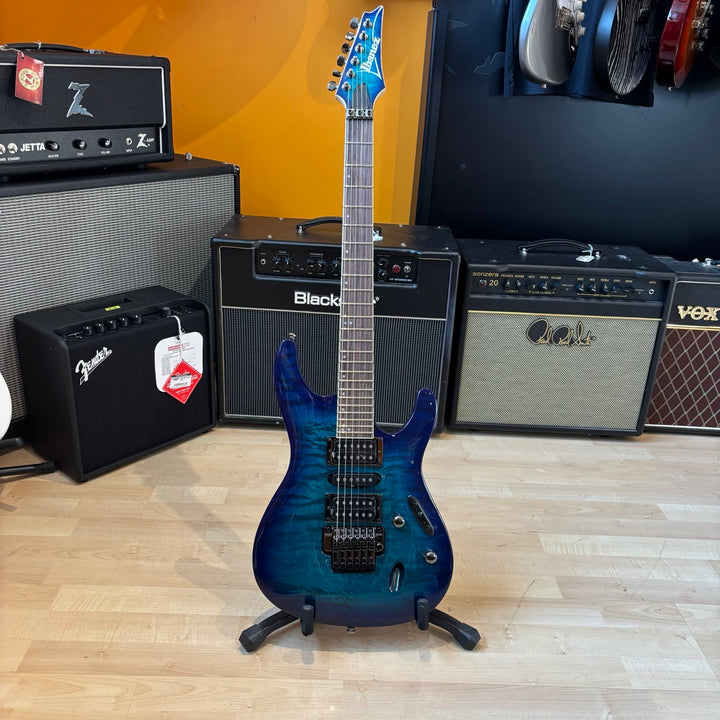 Ibanez - S Standard (Sapphire Blue) S670QMSPB (Factory Demo) "One Small Lacquer Checking Mark"