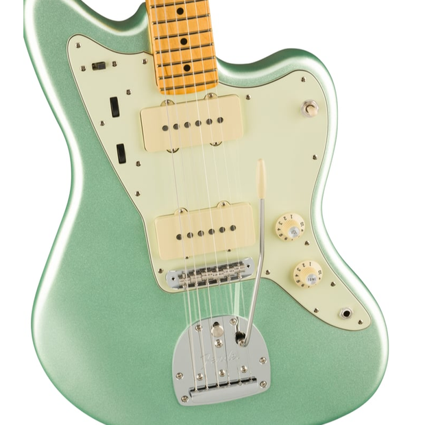 Fender American Professional II Jazzmaster Maple Fingerboard Electric Guitar - Mystic Surf Green