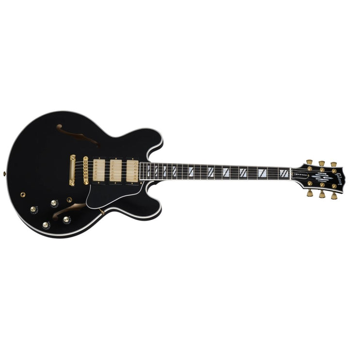 Gibson ES-335 Supreme 3-Pickup Electric Guitar with Hardshell Case - Ebony