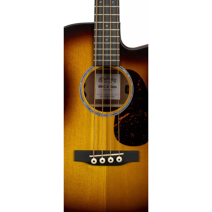Martin 000C JR E Bass Burst Dreadnought Junior Acoustic-electric Guitar