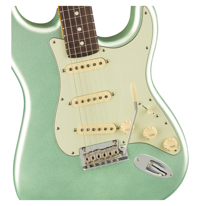 Fender American Professional II Stratocaster Rosewood Fingerboard Electric Guitar (Mystic Surf Green)