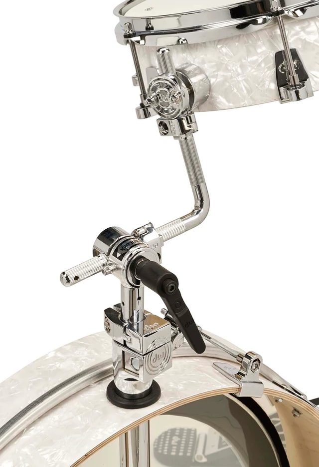 DW Performance Series Low Pro 4-Piece Shell Pack Finish Ply Drum Set (3x10, 3x13, 3x20 w/ 3x12 Snare) - White Marine
