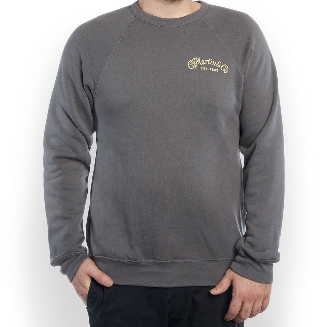 Martin 18CM02412X Keystone Asphalt – Adult Crew Sweatshirt, Size 2X