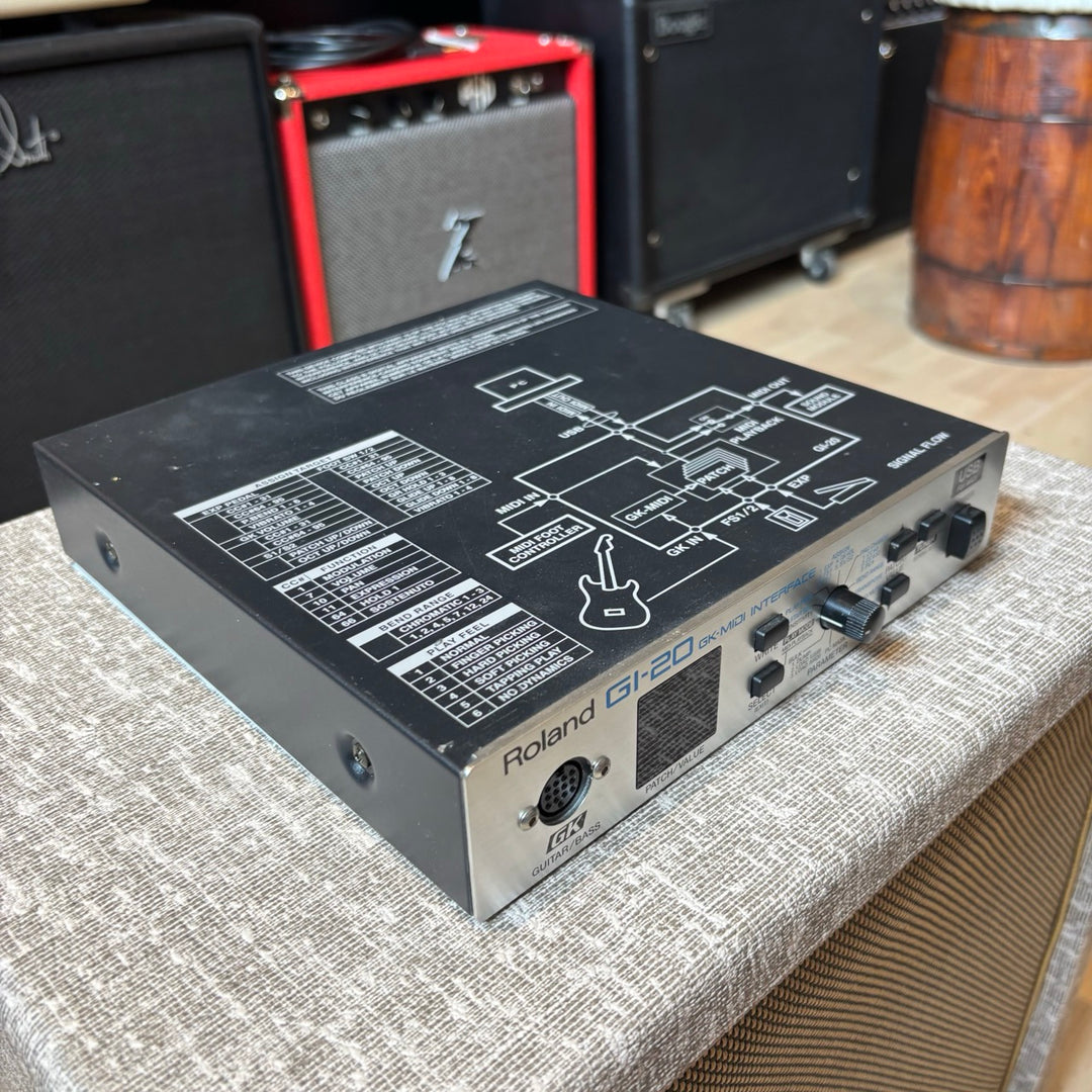 Roland - GI-20 GK MIDI Interface 1/2 Rack w/ Power Supply (2003) - USED