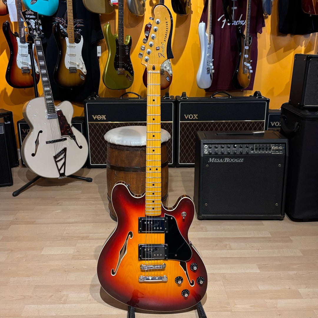 Fender - Modern Player Starcaster 3 Tone Sunburst - Maple ( No Case Or Bag) - USED