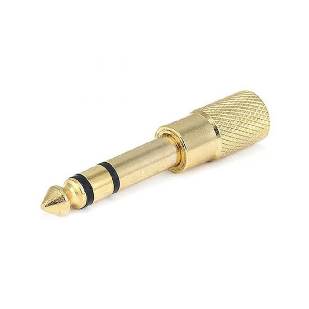 Digiflex HAAX-KS201 Metal Audio Adapter 1/4 TRS M to 1/8 TRS F