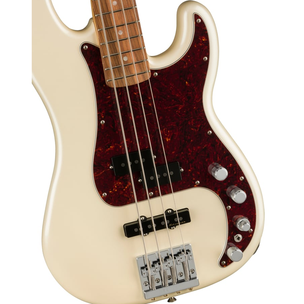 Fender Player Plus Precision Bass Electric Bass Guitar Pau Ferro Fingerboard - Olympic Pearl