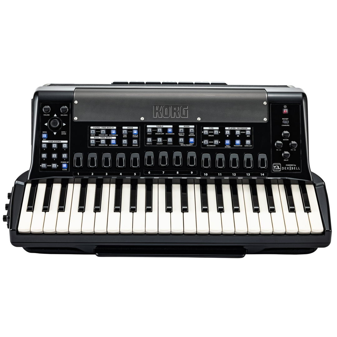 Korg FSUPPMBK FISA Suprema Digital Accordion - Piano Keys