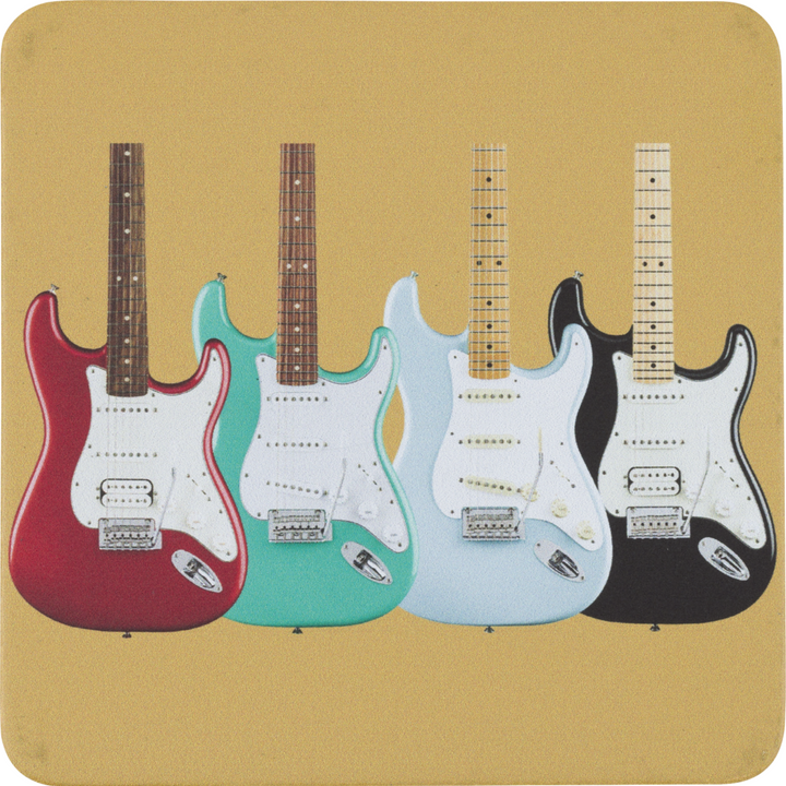 Fender ® Stratocaster™ Modern Design Coaster Set