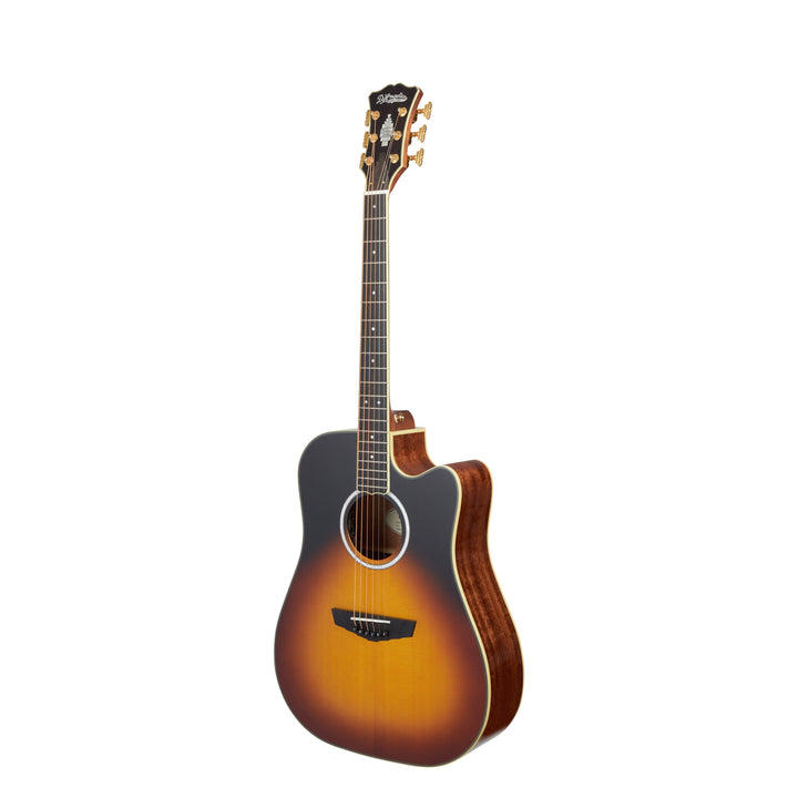 D'Angelico DAED500VSNGP2 Bowery Dreadnought CE Includes Hard Case - Vintage Sunset