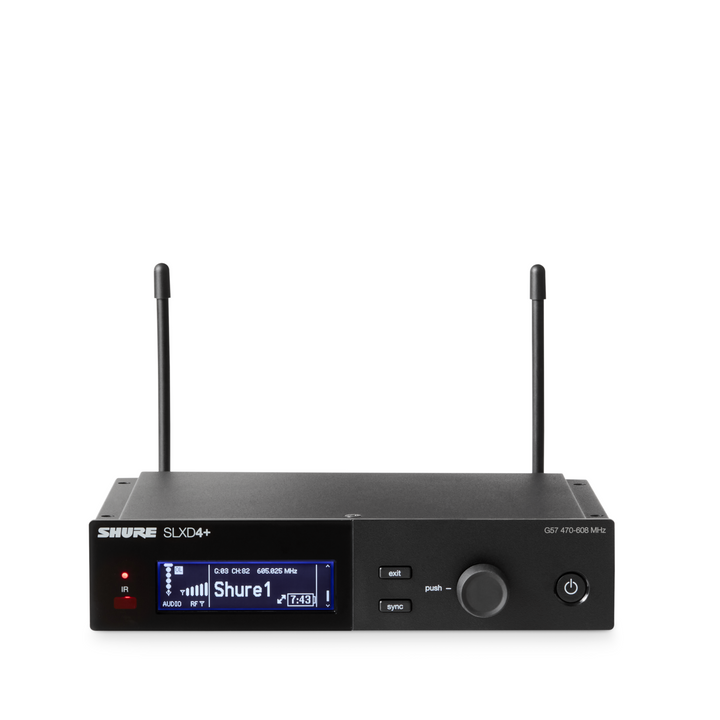 Shure SLXD4+=-G57 Wireless Receiver