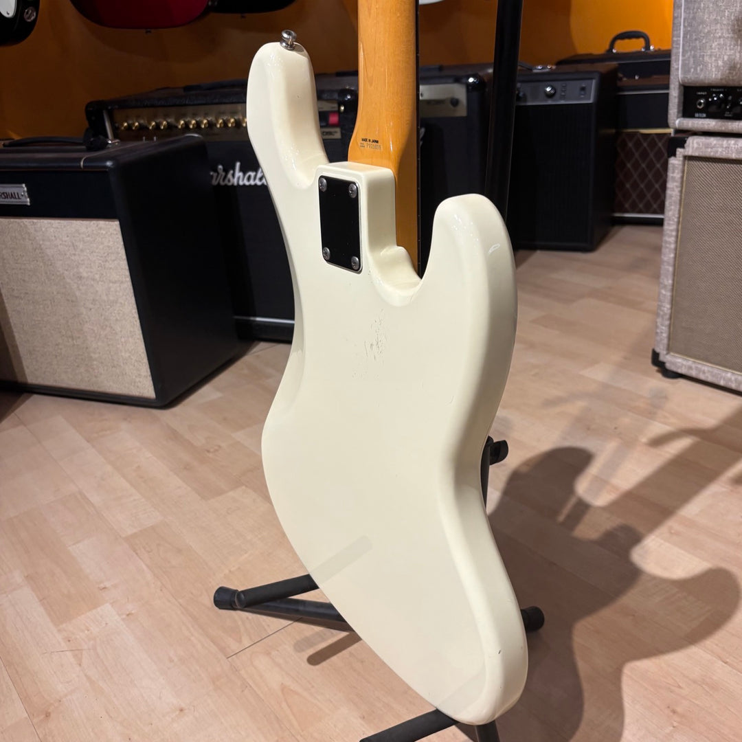 Fender - LEFT HANDED 62' Reissue Jazz Bass  w/ HD Case (1993 - MIJ Rosewood - White) - USED