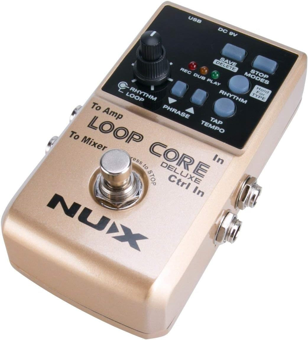 NUX Loop Core Deluxe Stereo Looper with Extension Pedal