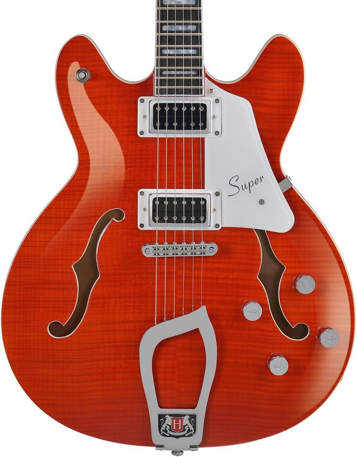 Hagstrom Suvik-mde Super Viking Electric Guitar - Mandarin