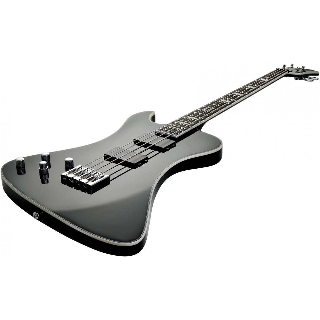 Hagstrom Nekromant Electric Bass, Left Handed (Black Gloss) NEKR4-L-BLK