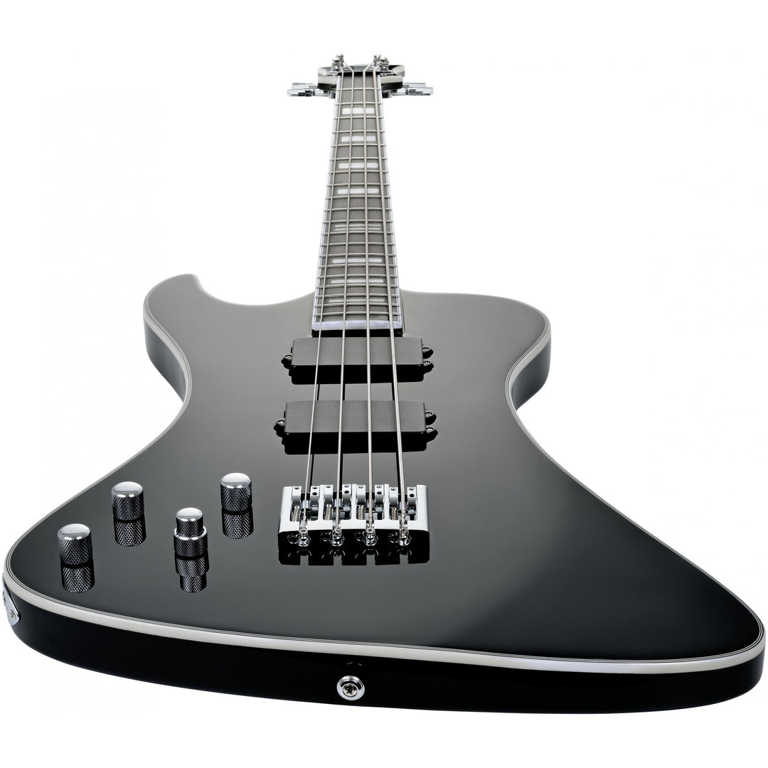 Hagstrom Nekromant Electric Bass, Left Handed (Black Gloss) NEKR4-L-BLK