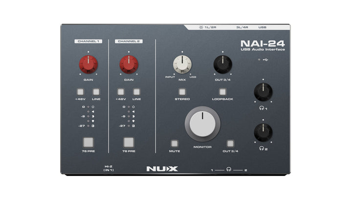 Nux NAI-24 USB Audio Interface