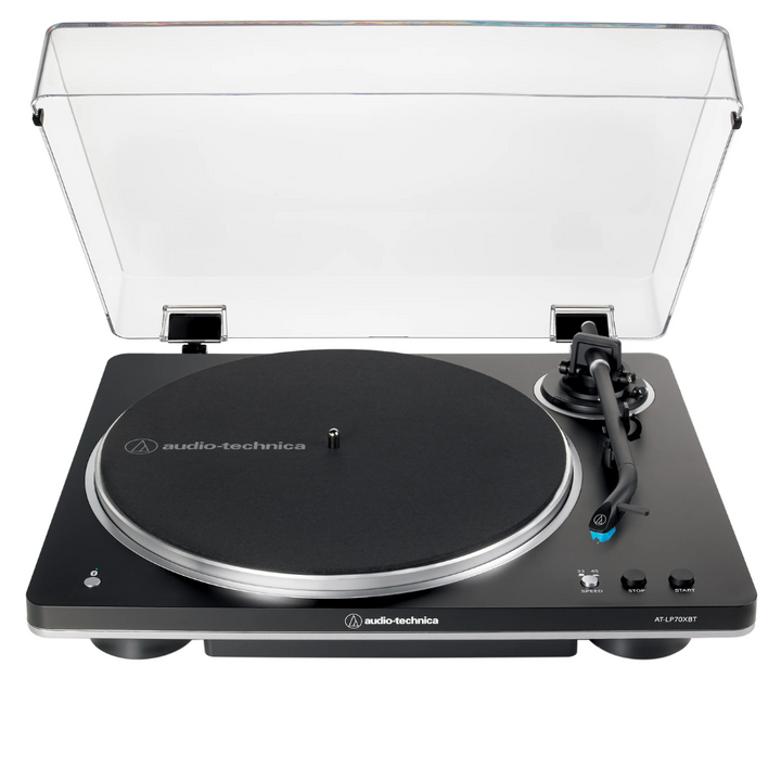 Audio-Technica AT-LP70XBT Belt-drive Turntable with Bluetooth - Black/Silver