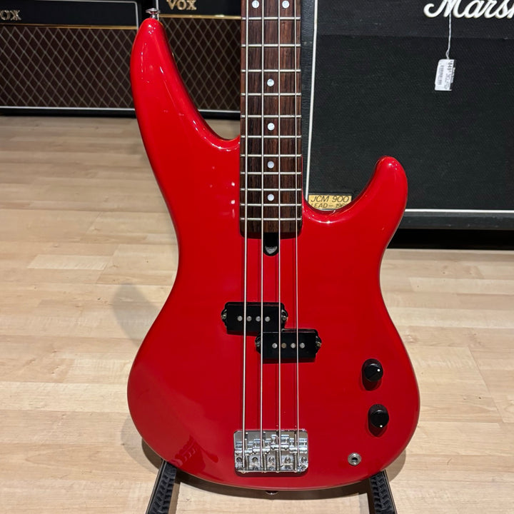 Yamaha - RBX 200  Bass Red - Black Neck w/ TD Hard Shell Case  (1988)  - USED