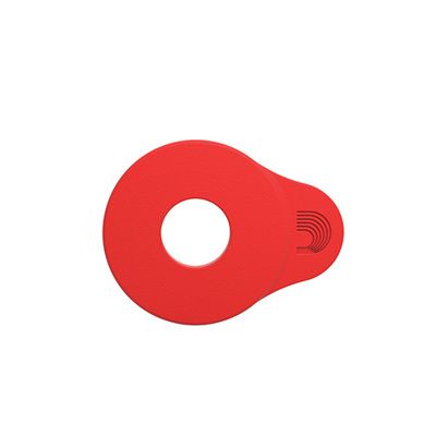 D'Addario PW-FLSB-04RD Flex Lock Strap Block 4-Pk Rd