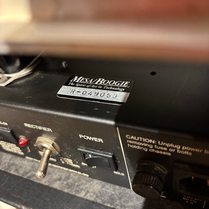 Mesa Boogie - Dual Rectifier SOLO-  100 Watt - 3 Channel Tube Head (Diamond Plate) - USED