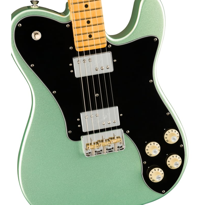 Fender American Professional II Telecaster Deluxe Maple Fingerboard (Mystic Surf Green) Electric Guitar