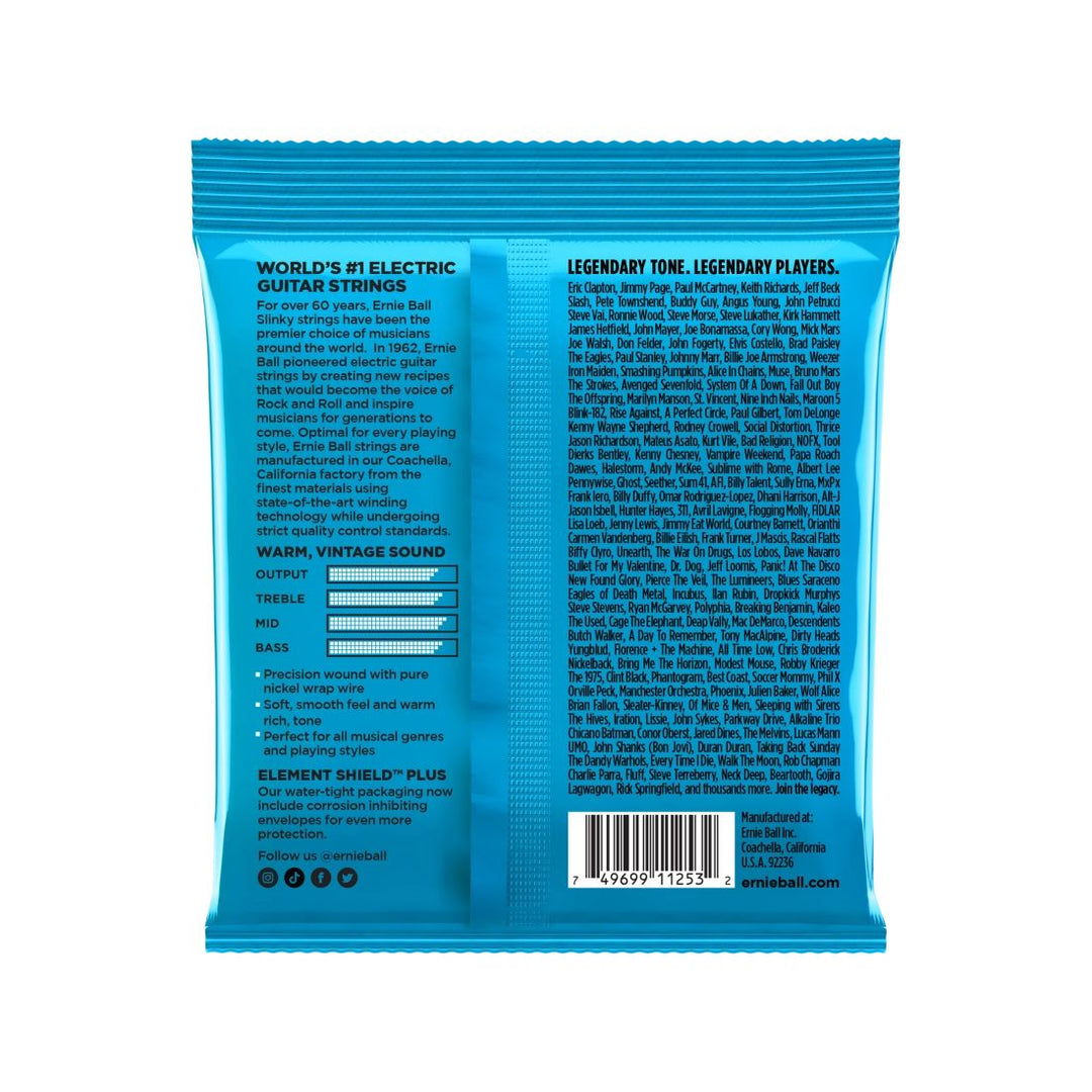 Ernie Ball 3-Pack Extra Slinky Rock N Roll Electric Strings 8-38