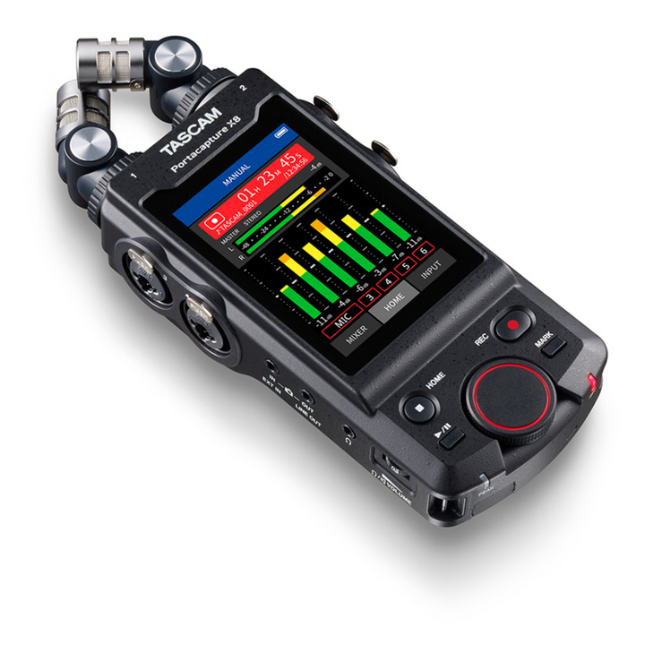Tascam Portacapture X8 6-Input / 6-Track Handheld Adaptive Multitrack Recorder