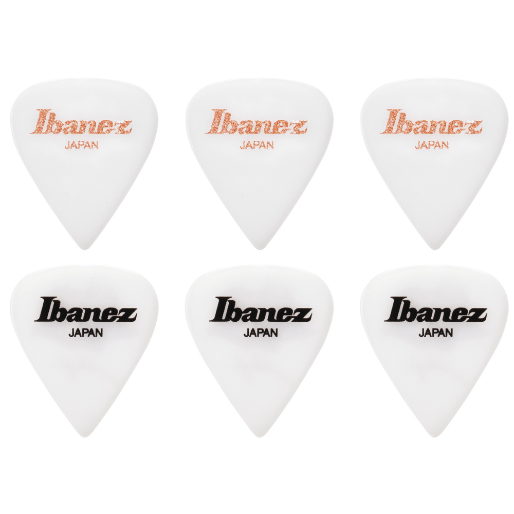 Ibanez P1000THC1 Polyacetal Heavy (1.11mm) Black logo (3pcs) & Pink Glitter Logo (3pcs)