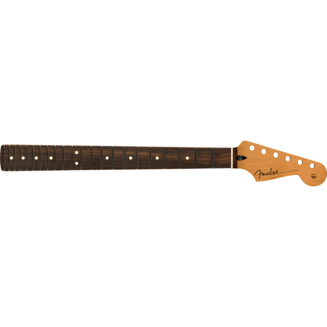 Fender Satin Roasted Maple Stratocaster® Neck, 22 Jumbo Frets, 12", Rosewood, Flat Oval Shape
