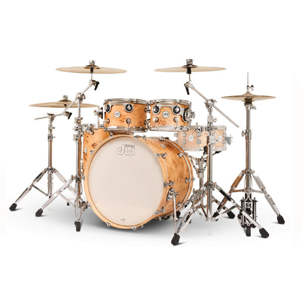 DDEM2214MB-L26 - DW Design  4PC Limited Edition Natural Mapa Matte Birch Shell- Exotic Mapa Burl