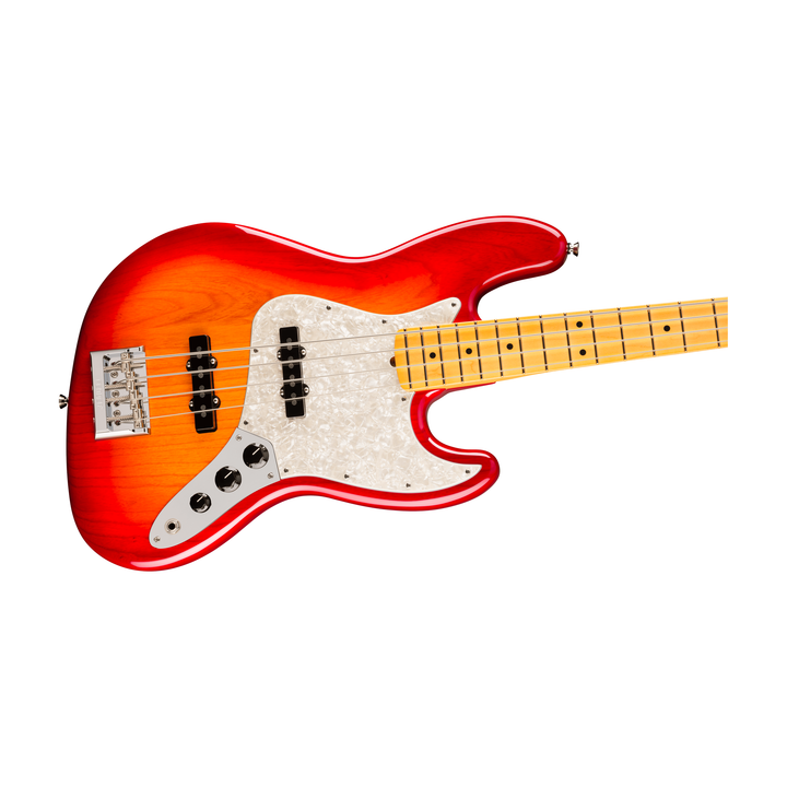 Fender American Professional Jazz Bass Maple Fingerboard Electric Bass (Aged Cherry Burst)