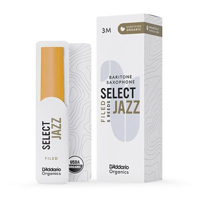 D'Addario Woodwinds ORSF05BSX3M Select Jazz, Baritone Saxophone - Filed, 3M, Box Of 5