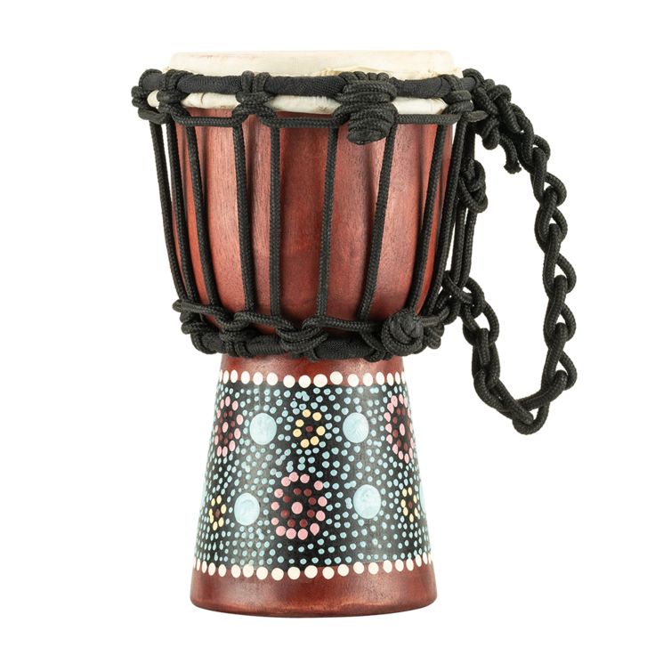 Meinl Percussion 4 1/2" African Style Mini Djembe Flower Design