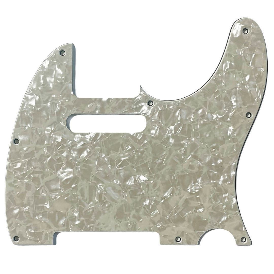 Allparts PG-0562 8-hole Pickguard for Telecaster® Parchment Pearloid 4-ply (PP/P/B/P) .100