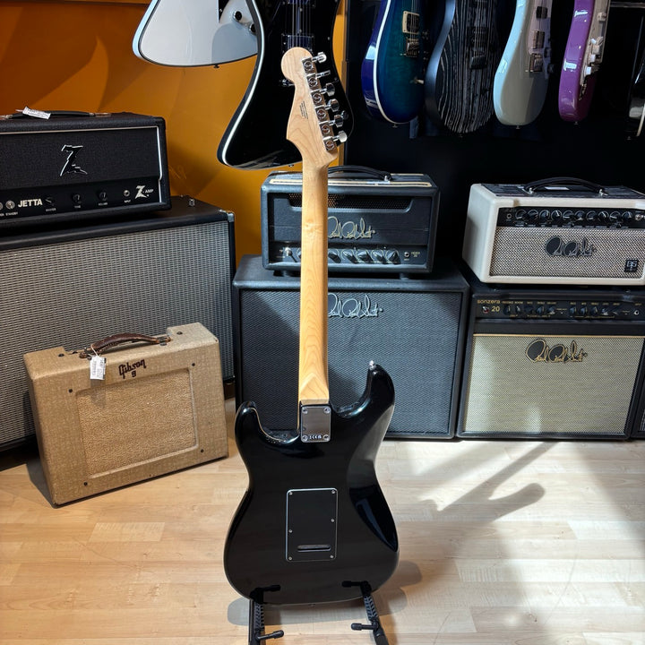 Fender - Standard Stratocaster HSS Laurel Fingerboard, Black Pickguard (Black-Demo) Electric Guitar