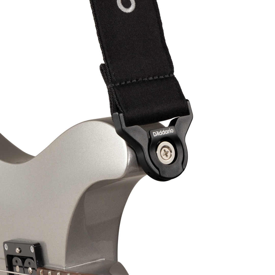 D'Addario 50BAL16 50mm Auto Lock Ball End Guitar Strap (Black)