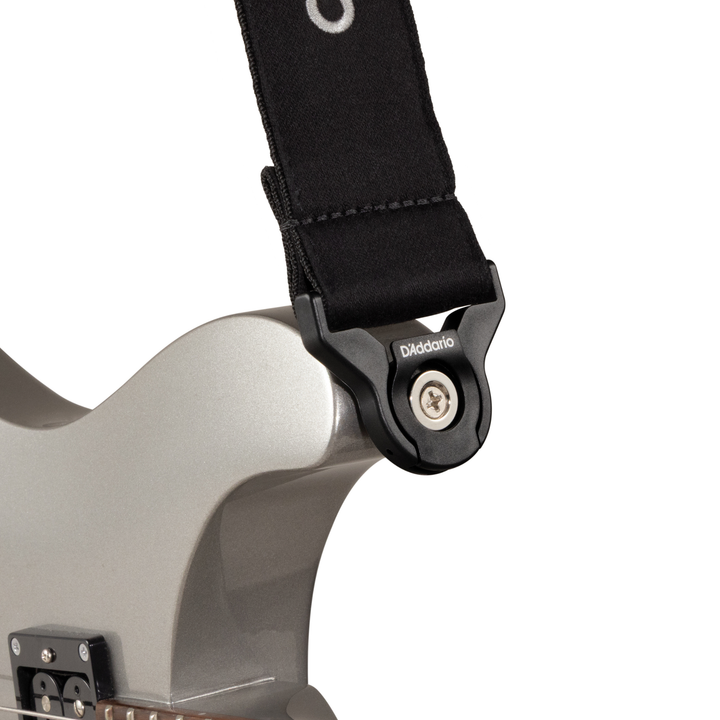 D'Addario 50BAL16 50mm Auto Lock Ball End Guitar Strap (Black)