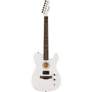 Fender FINNEAS American Acoustasonic® Telecaster® w/ Case Ebony Fingerboard Limited Edition - Satin Arctic White