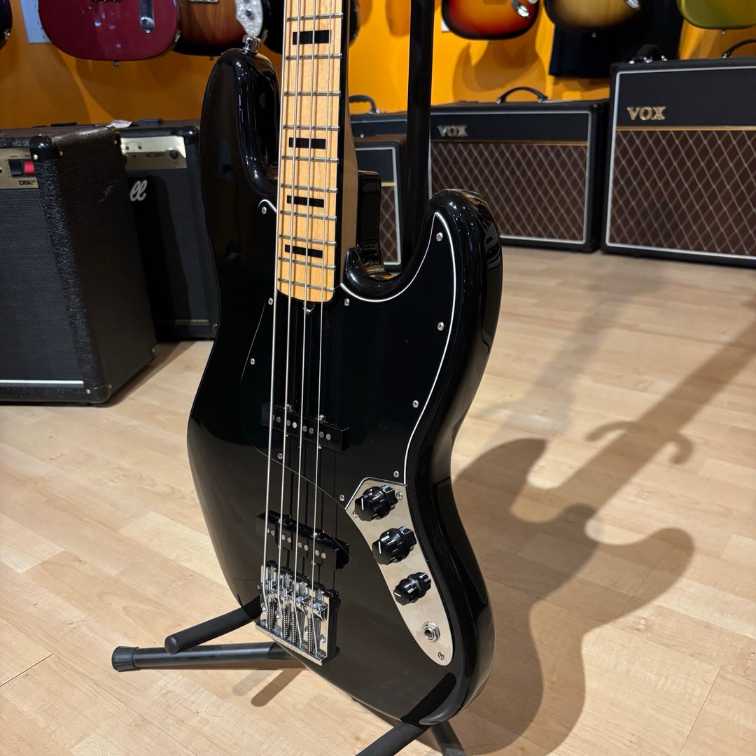Fender - Geddy Lee J- Bass w/ Fender HD Case (BLK- w/Hipshot D Tuner - MIM 2013) - USED