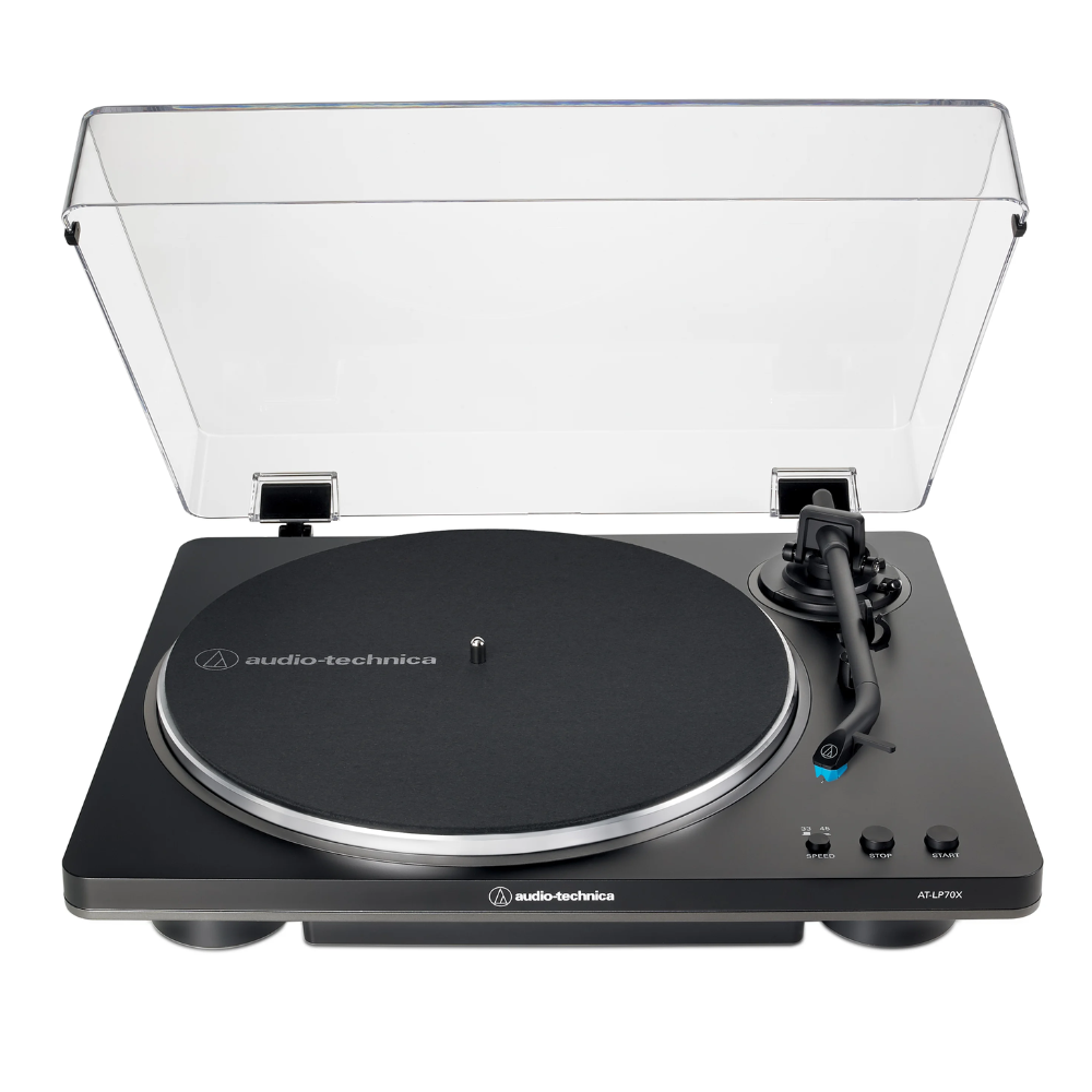 Audio-Technica AT-LP70X Belt-drive Turntable (Black/Grey)